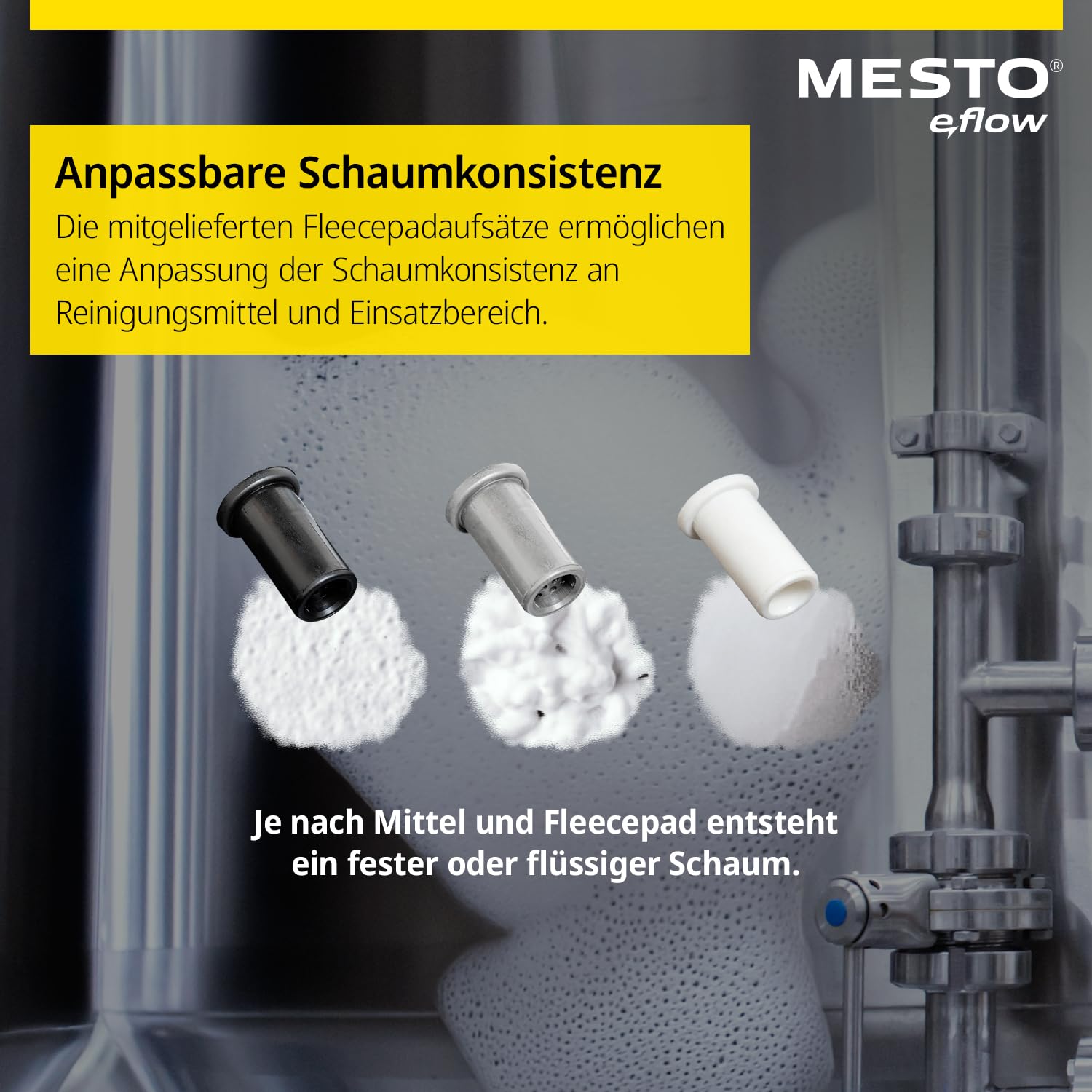 MESTO e.FOAMER F2 Akku-Schaumsprüher 2 L | Elektrischer Schaumsprüher für Auto & Reinigung | Foam Sprayer 1,5 Bar | Schaum Sprühflasche für leicht saure Flüssigkeiten | inkl. USB-C Kabel