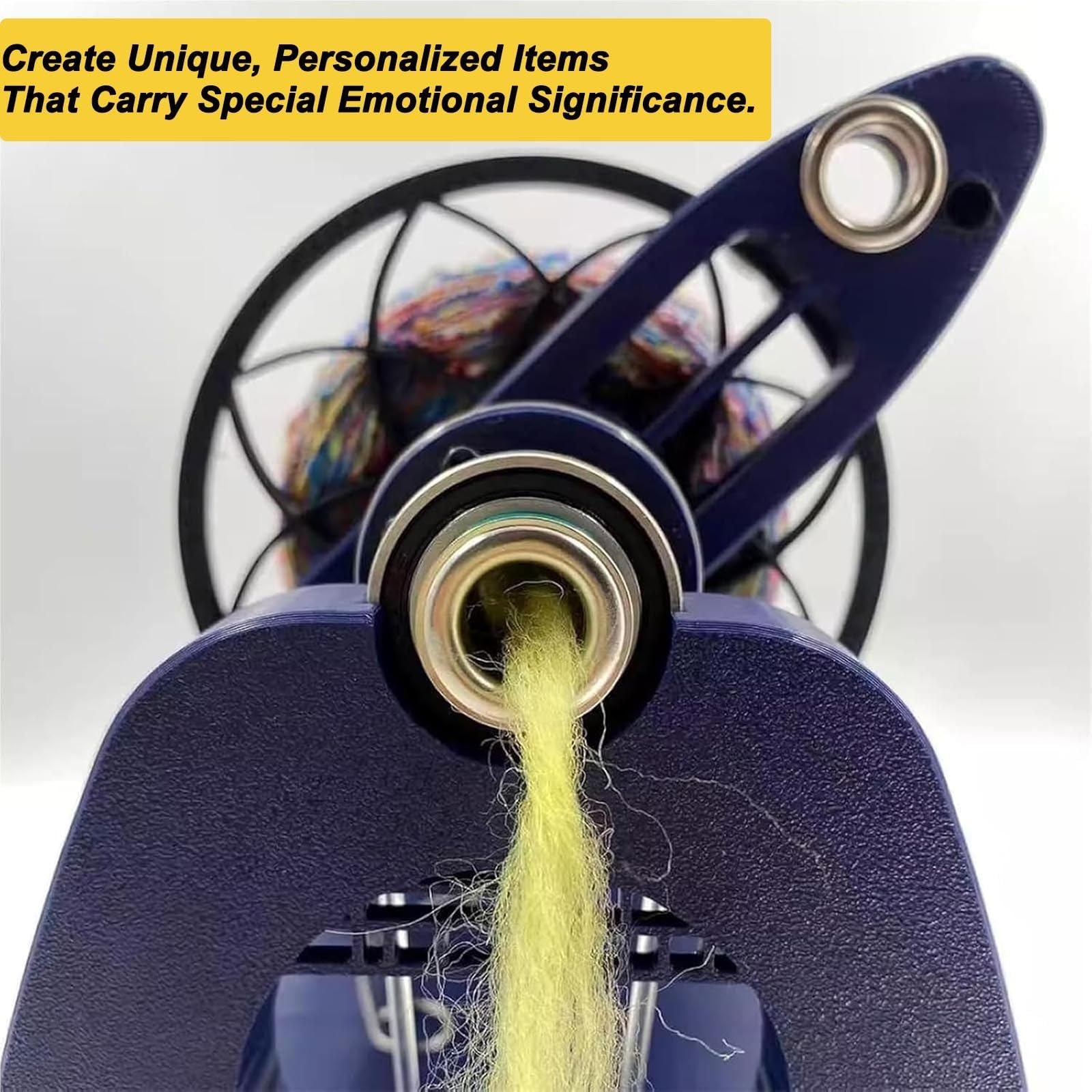 Filatrice elettrica per filati, rotella automatica con pedale e controllo della velocità per fibre e tessuti, ideale per lavori artigianali e progetti fai da te