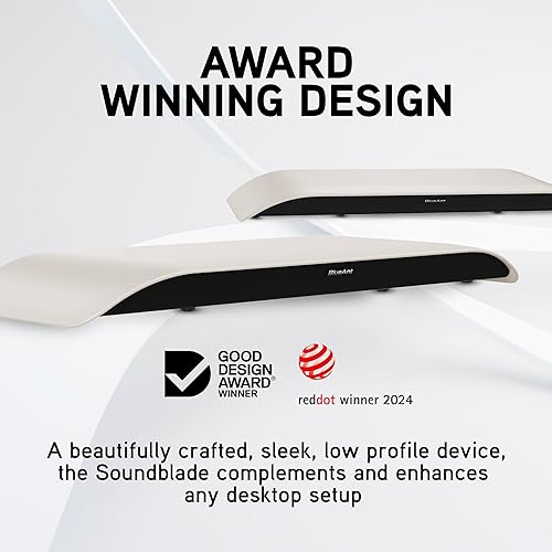 Miniatura 7 de BlueAnt Soundblade - Barra de sonido para debajo del monitor, potente 120 vatios, 2.1 canales USB-C, altavoz de escritorio Bluetooth 5.3 para PC,