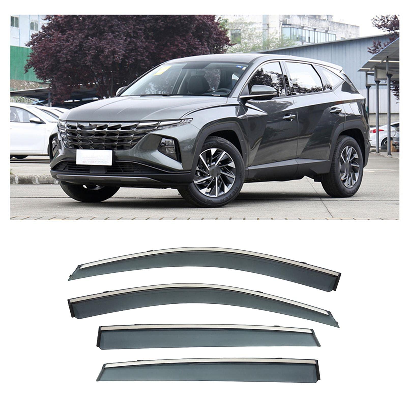 Buy OGAUY side window rain guards for Hyundai Tucson L 20212022 Car
