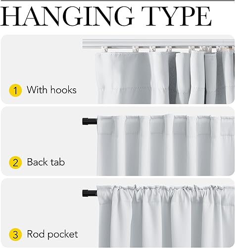 Vista 334 de NICETOWN - Cortina divisora que reduce el ruido para loft, habitación, sótano, hospital, clínica, laboratorio, cubículo, pantalla de privacidad