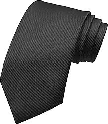 Gravatas masculinas de 8 cm cor sólida gravata masculina clássica de cor pura, gravatas pretas formais premium para homens