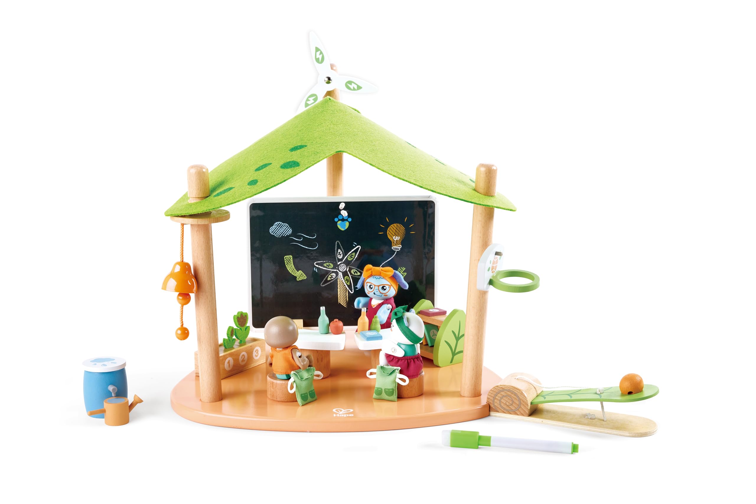 Hape Green School Doll Playset Toy