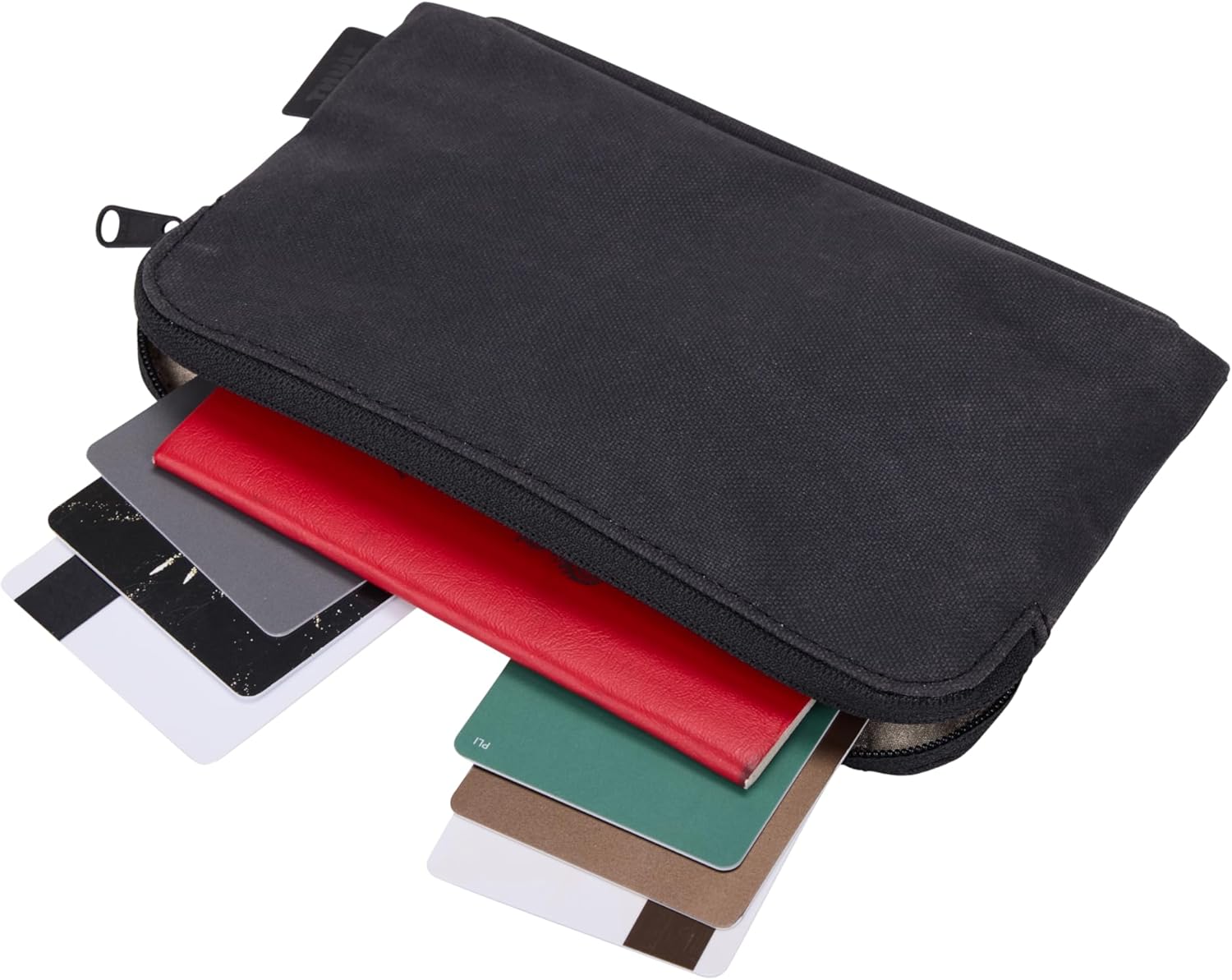 Thule Aion Travel Organizer - 2-in-1 Pouch Includes Travel Wallet and Electronics Bag - RFID Blocking Zipper Pouch - Internal Pockets to Stay Organized - 100% Recycled Waxed PFC-Free Fabric