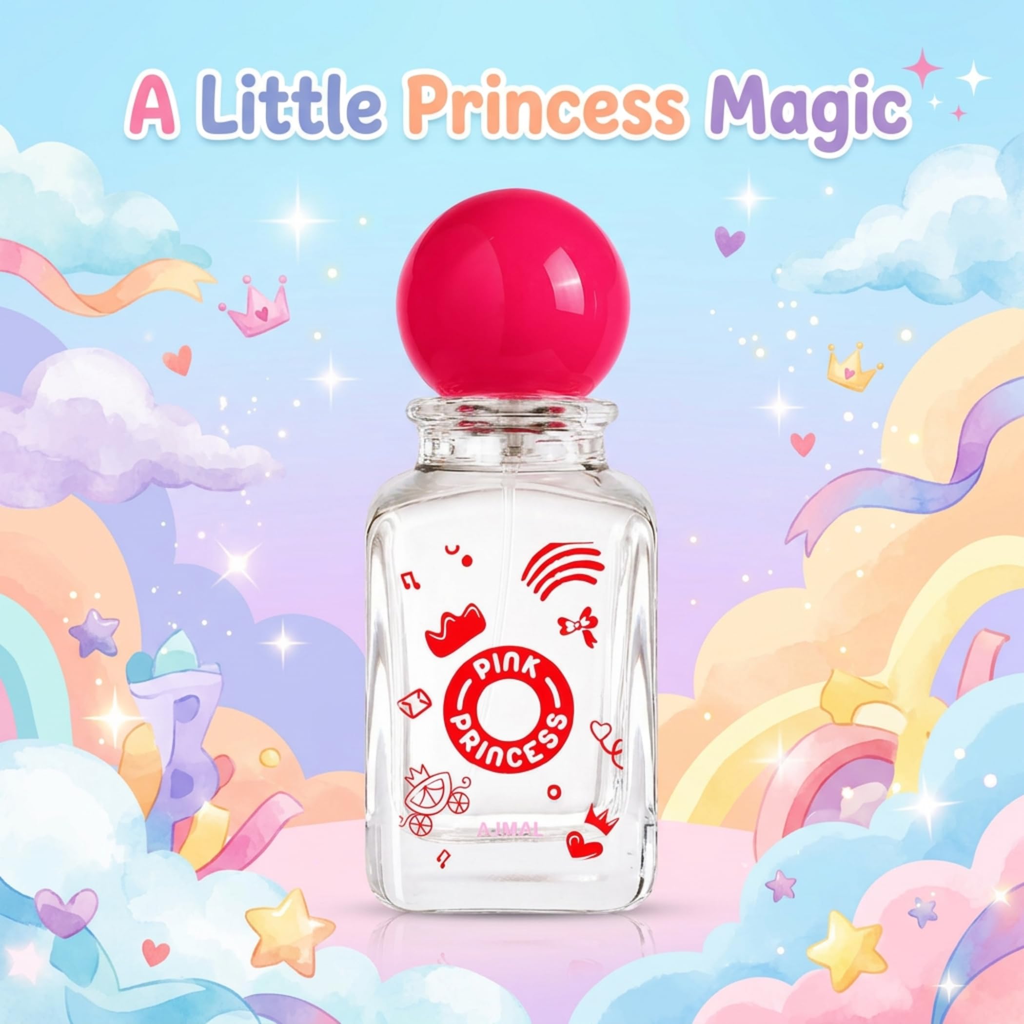 Amazon.com : Ajmal Pink Princess EDT for Girls, 1.7 fl oz / 50 ml