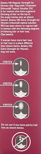 Miniatura 10 de BosleyMD Minoxidil Spray Extra Strength Thinning TreatmentHairspray for Hair Loss and Hair Regrowth for Men and Women Topical Solution No Mess