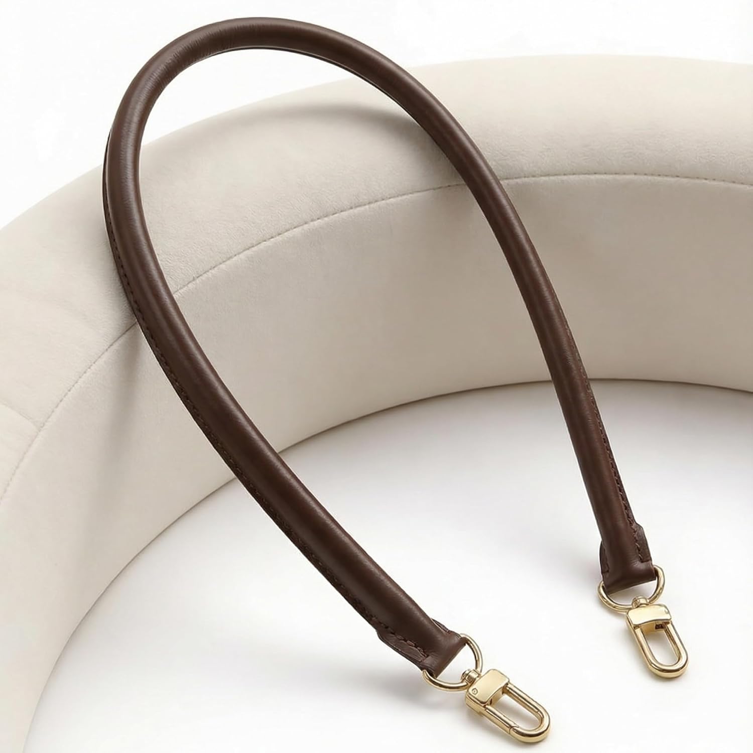 Leather Replacement Straps Length 70cm Fit for Speedy Soft 30 Bag Strap (Brown)