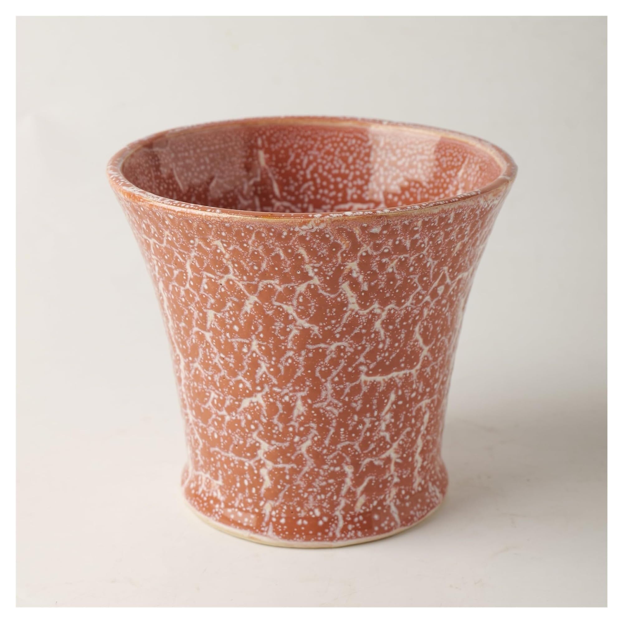 Doniczki na rośliny doniczki ceramiczne z cętkowaną teksturą dekoracyjne Boho prezenty dla miłośników roślin