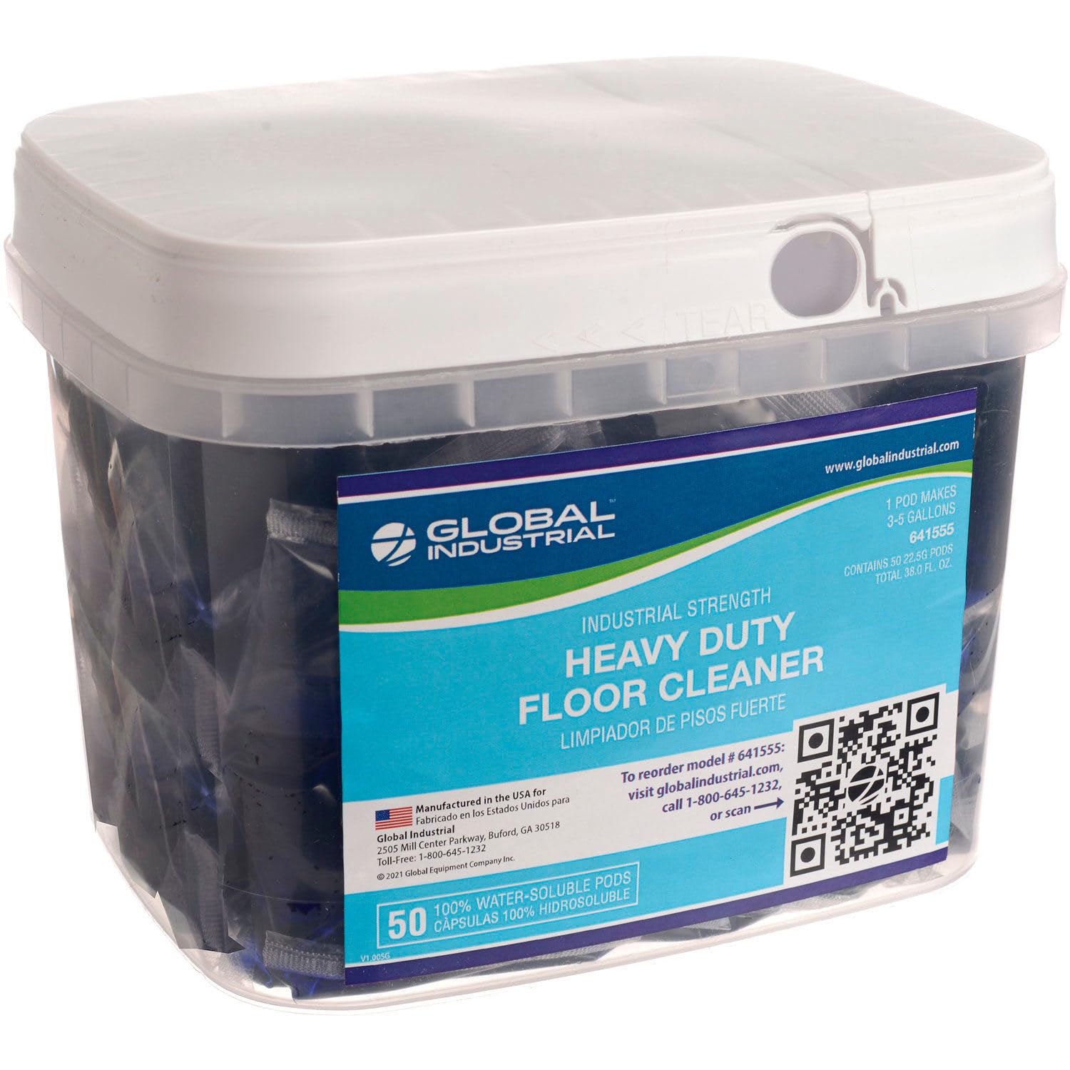 Heavy Duty Floor Cleaner by Global Industrial – Model GLO-5749-CT0004E
