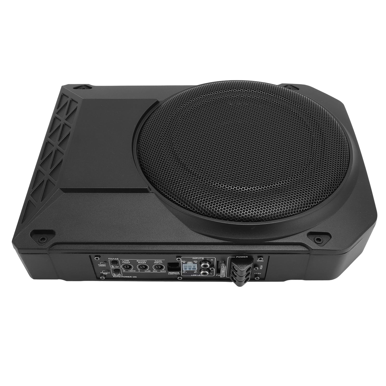 Aramox 600W 10 Calowy Zasilany Subwoofer Samochodowy Pod Siedzeniem, 800W