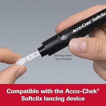 Accu-Chek Guide Test Strips and Softclix Lancets Bundle, 100 Strips
