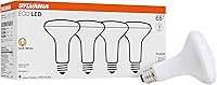 Sylvania ECO LED BR30 Dimmable Bulbs, 65W=10W Equivalent, 650 Lumens Soft White 2700K Frosted, 4-Pack Energy Saver
