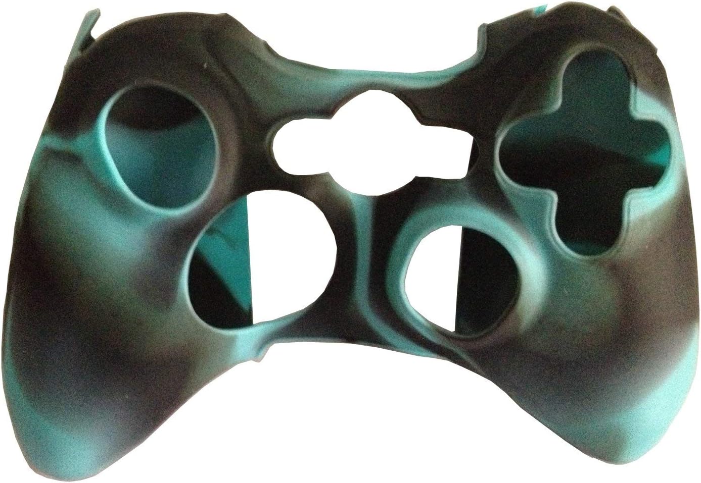 OSTENT Camouflage Soft Silicone Skin Case Cover Pouch for Microsoft Xbox 360 Controller - Color Ice Blue