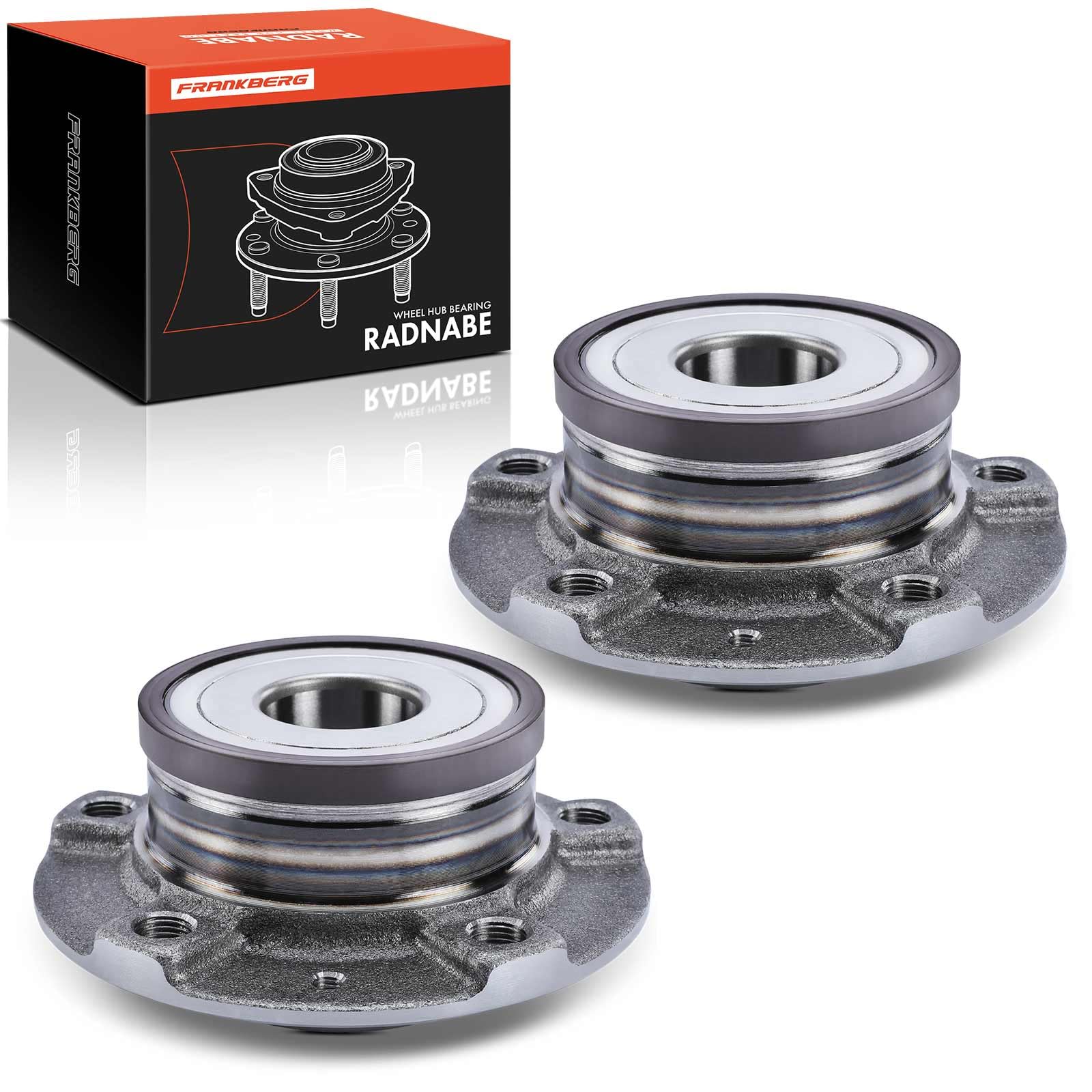 Frankberg 2x Wheel Bearing Hub Wheel Hub Rear Axle Compatible with C5 III RD RW TD C6 TD 407 6D 6C 6E 508 I 8D 8E 607 9D 9U 1.6L-3.0L 2004-2019 3748.87