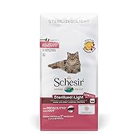 Schesir Linea Light- Cibo Secco per Gatti Adulti Sterilizzati