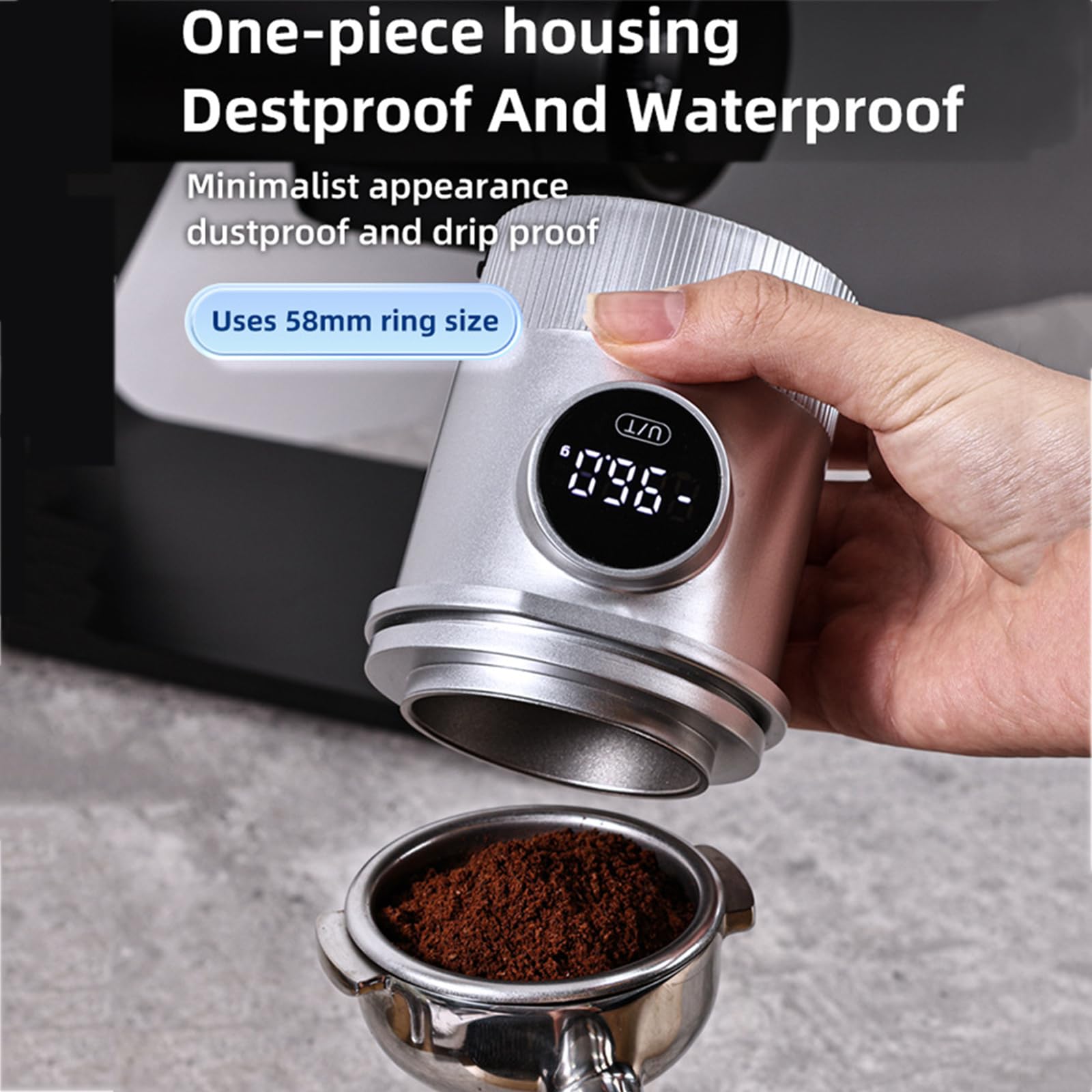Taza dosificadora de café con báscula, medición de alta precisión para espresso, goteo, prensa francesa, precisión de 0,05 g