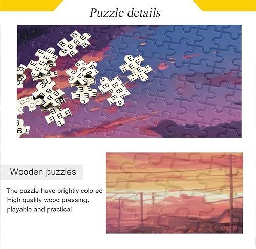 Miniatura 2 de Sunset View Jigsaw Puzzles 500 Pieces for Adults,Learning Educational Puzzles,Difficult and Challenge Families Toys with Mesh Storage Bag 2012199
