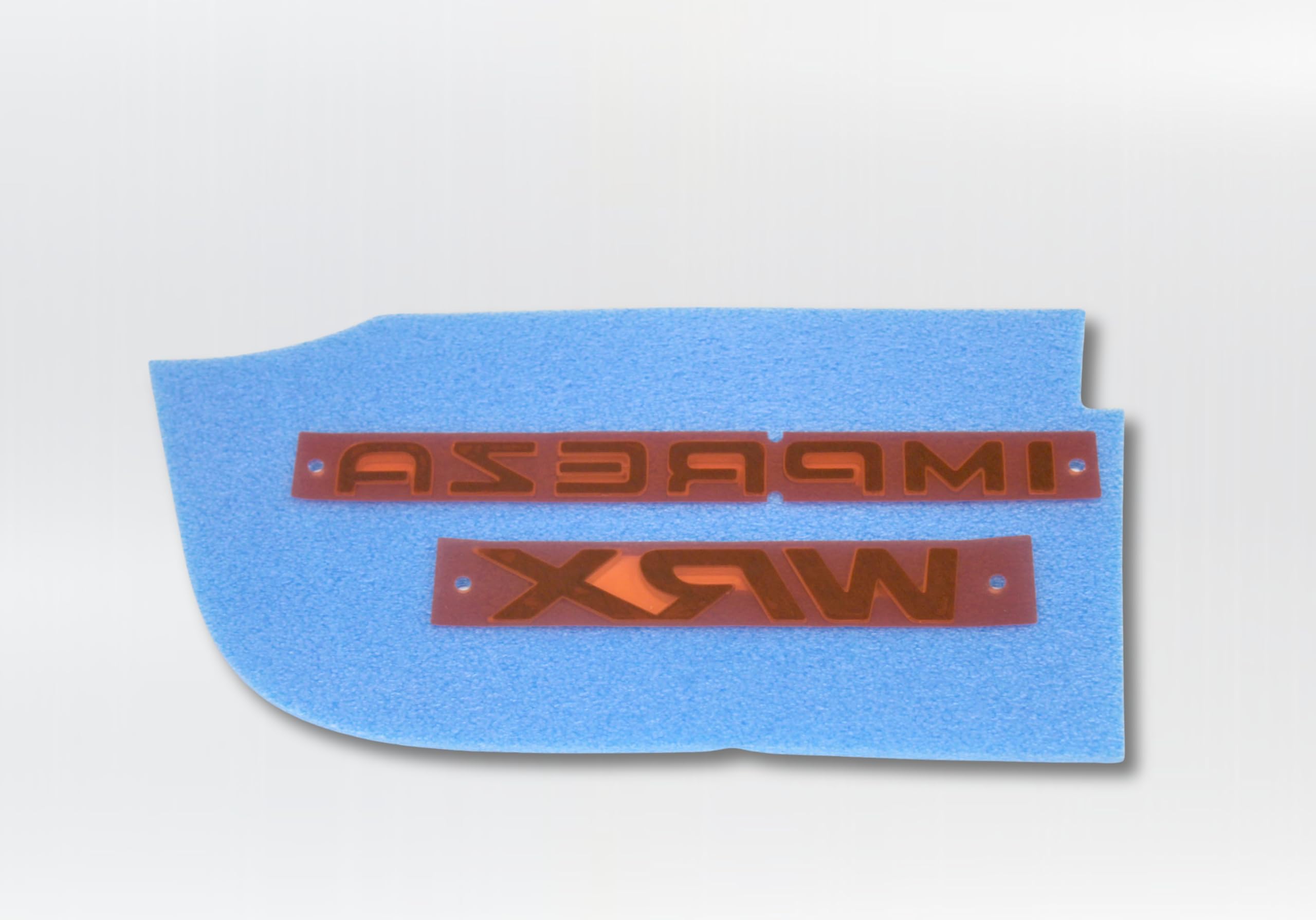 Amazon.com: Genuine Rear Trunk Lid Badge Set IMPREZA WRX