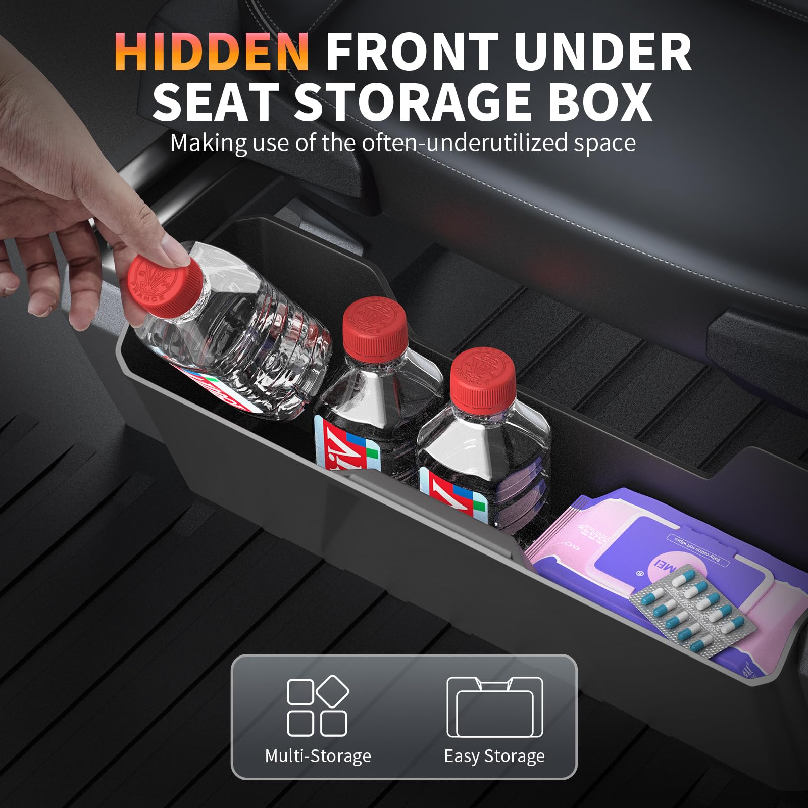 Tuffy F-150 Under Rear Seat Lockbox (w/o subwoofer)