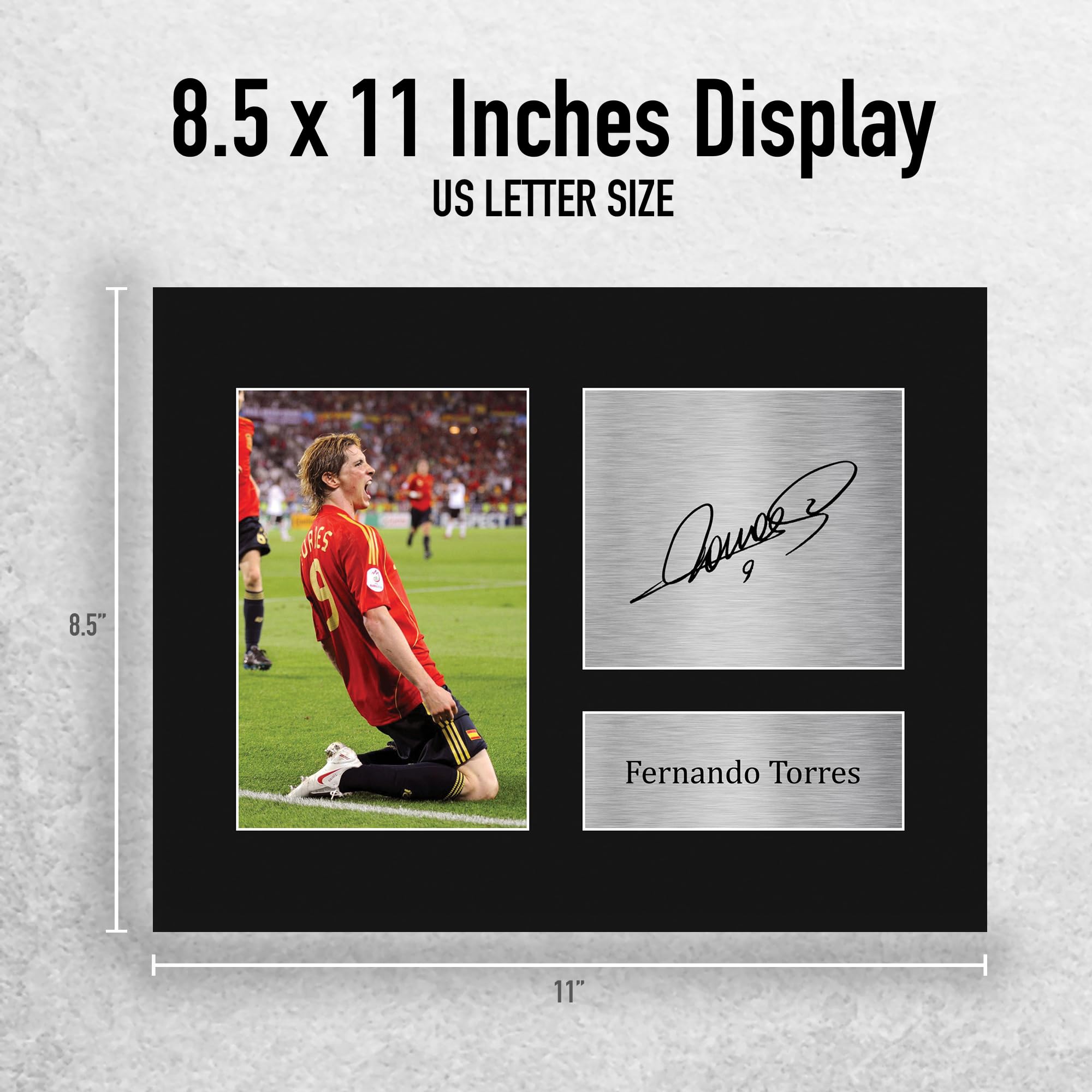 スポーツ選手 THE warroar message autograph Amazon.com: HWC Trading Fernando Torres Spain Gifts Printed Signed