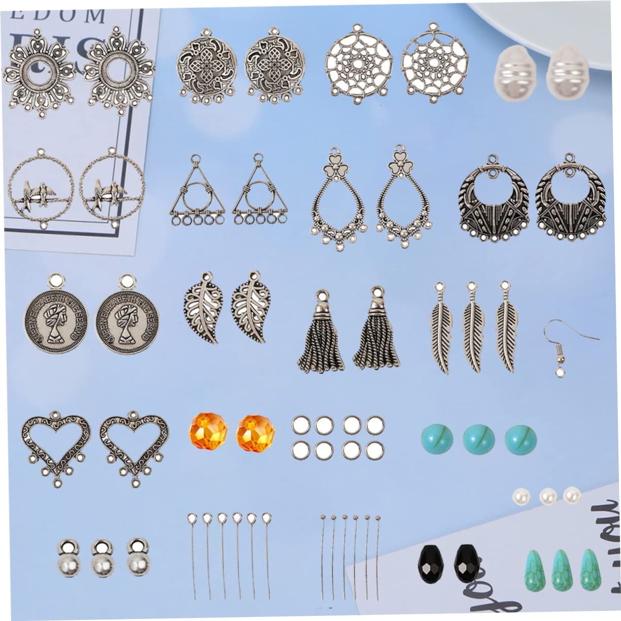 DIYEAH Kit Fai Da Te Per Orecchini Accessori Per Creazione Orecchini Fai Da Te Con Pinze Per Artigiana