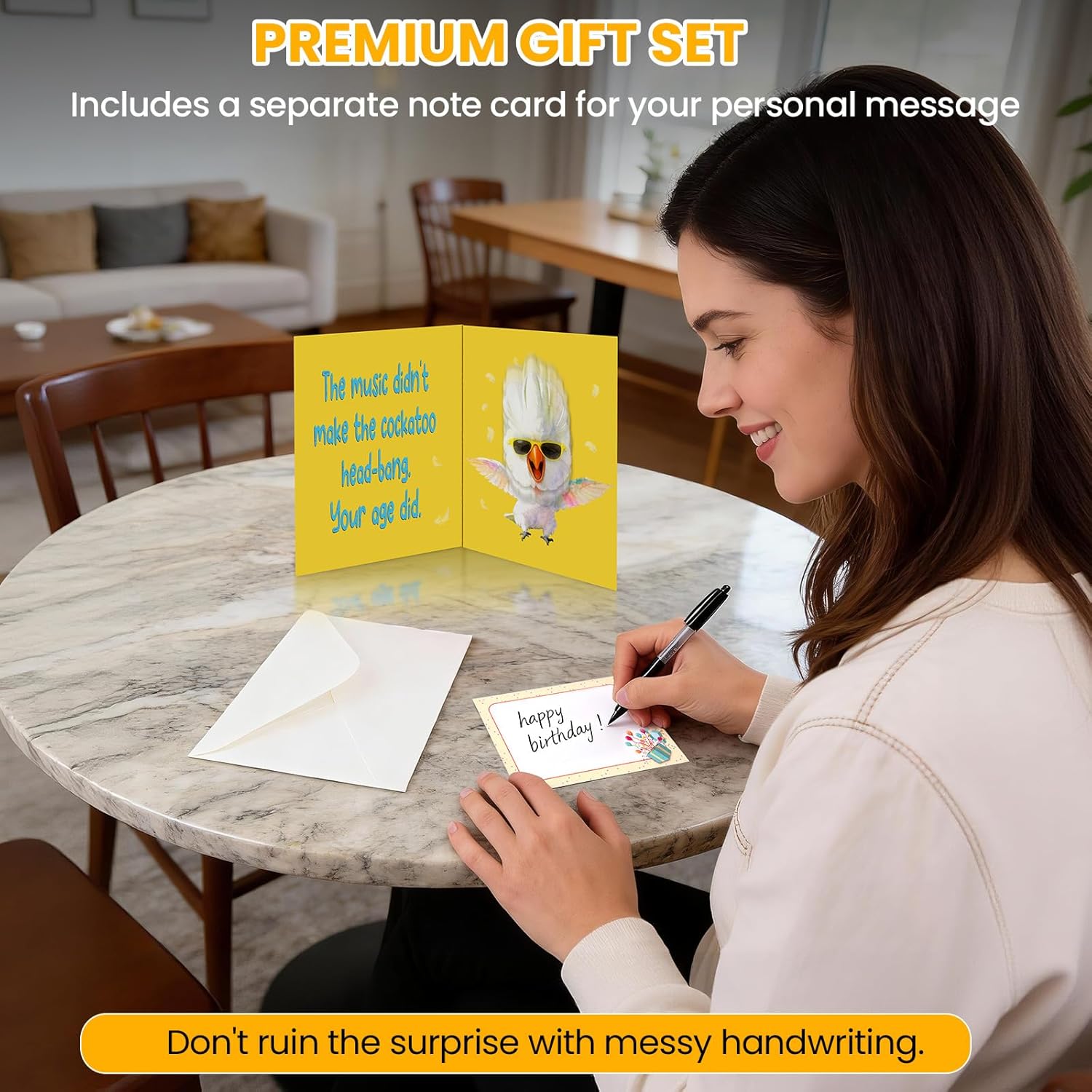 Funny Musical Birthday Card with Singing & Head-Banging Parrot, Sound & Shaking Pop Up Birthday Card for Men Women Kids, Happy Birthday Gift for Friends, Family, Coworkers - Image 4