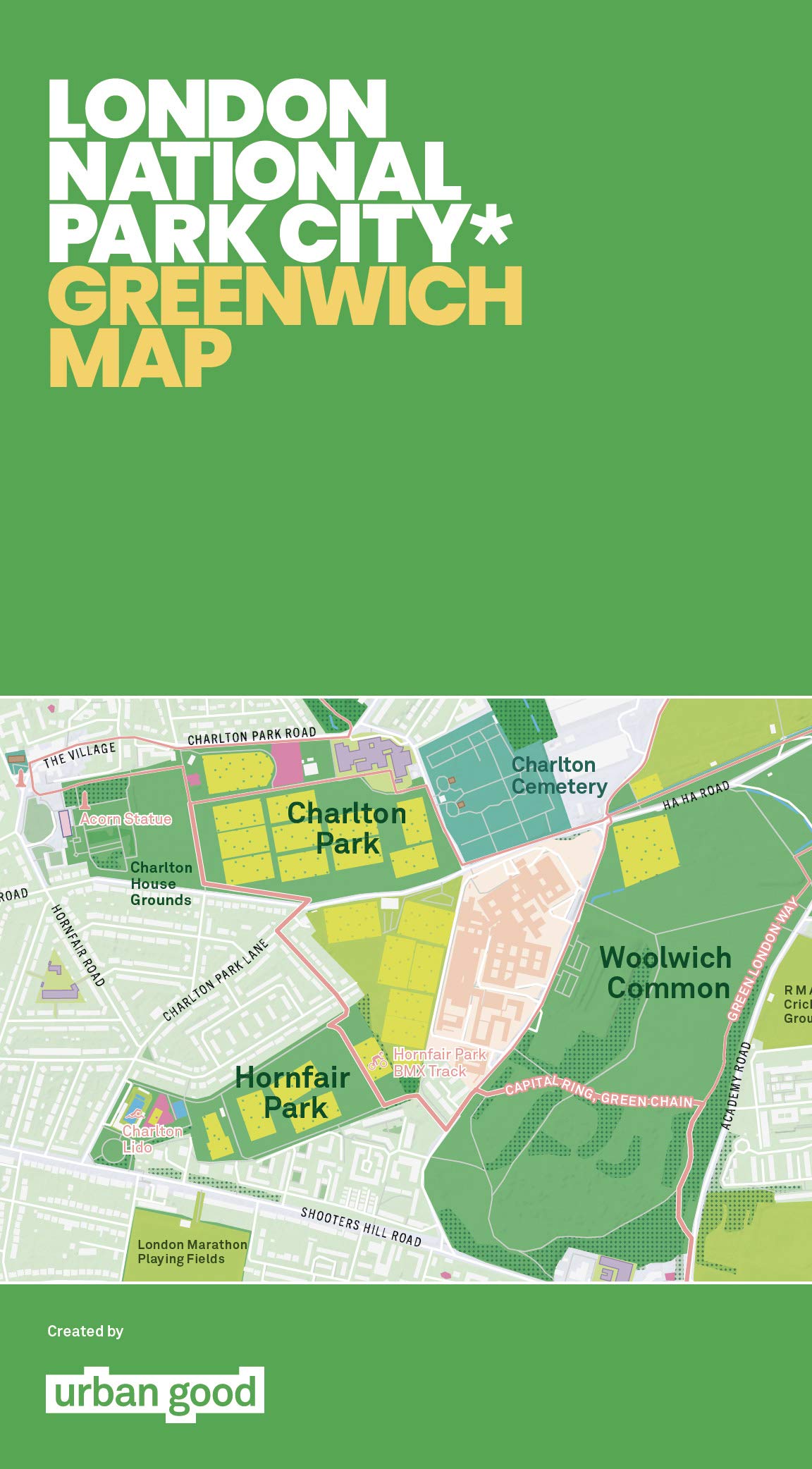 London National Park City: Greenwich Map (London National Park City Map)