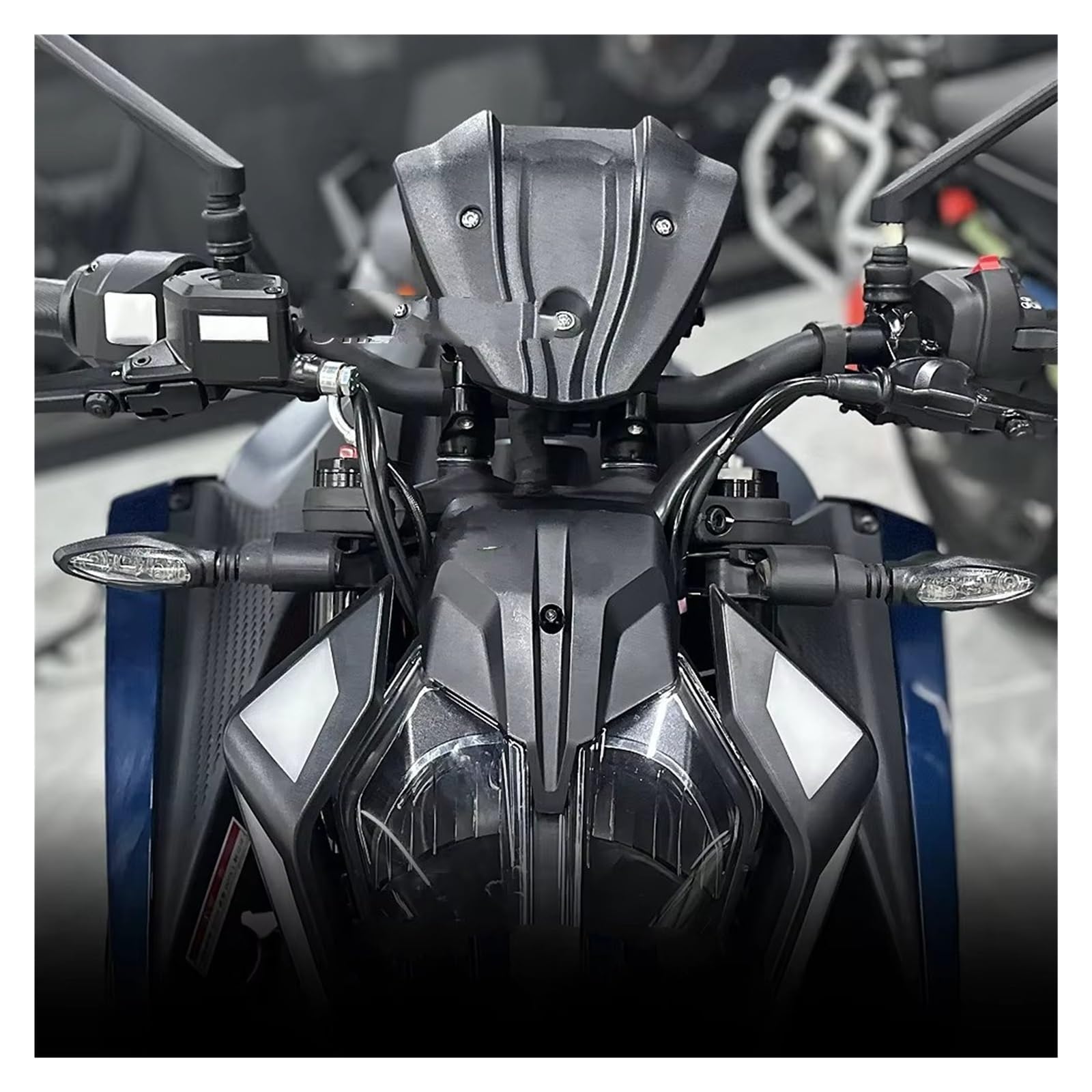 Per 390Duke Per 390DUKE Per 390 Per 390 Per 2024 Parabrezza Per Moto Parabrezza Deflettore Antivento Plastica ABS Nero Accessori Deflettore Parabrezza Moto