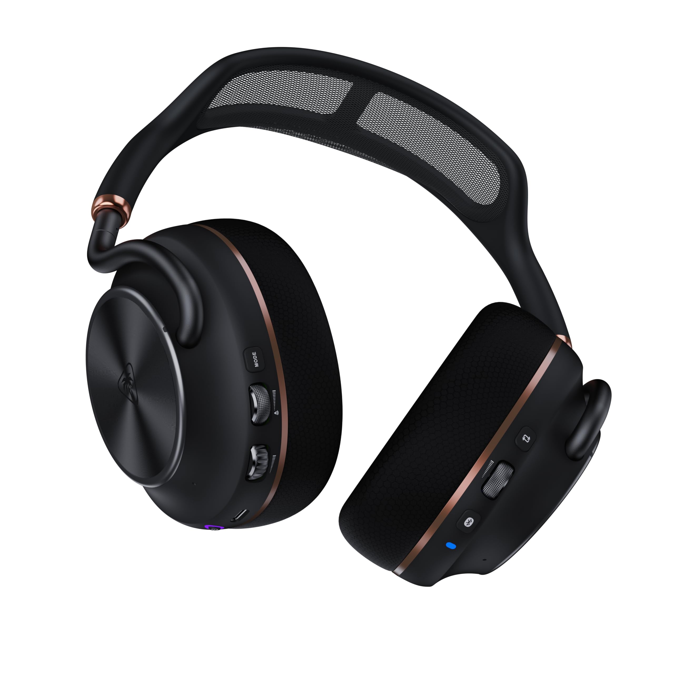 Turtle Beach Stealth Pro II Wireless Premium Gaming-Headset für PC, PS5, PS4 – zertifiziertes Hi-Res 24-bit Audio, Dolby Atmos Spatial Audio, Geräuschunterdrückung, Schwarz