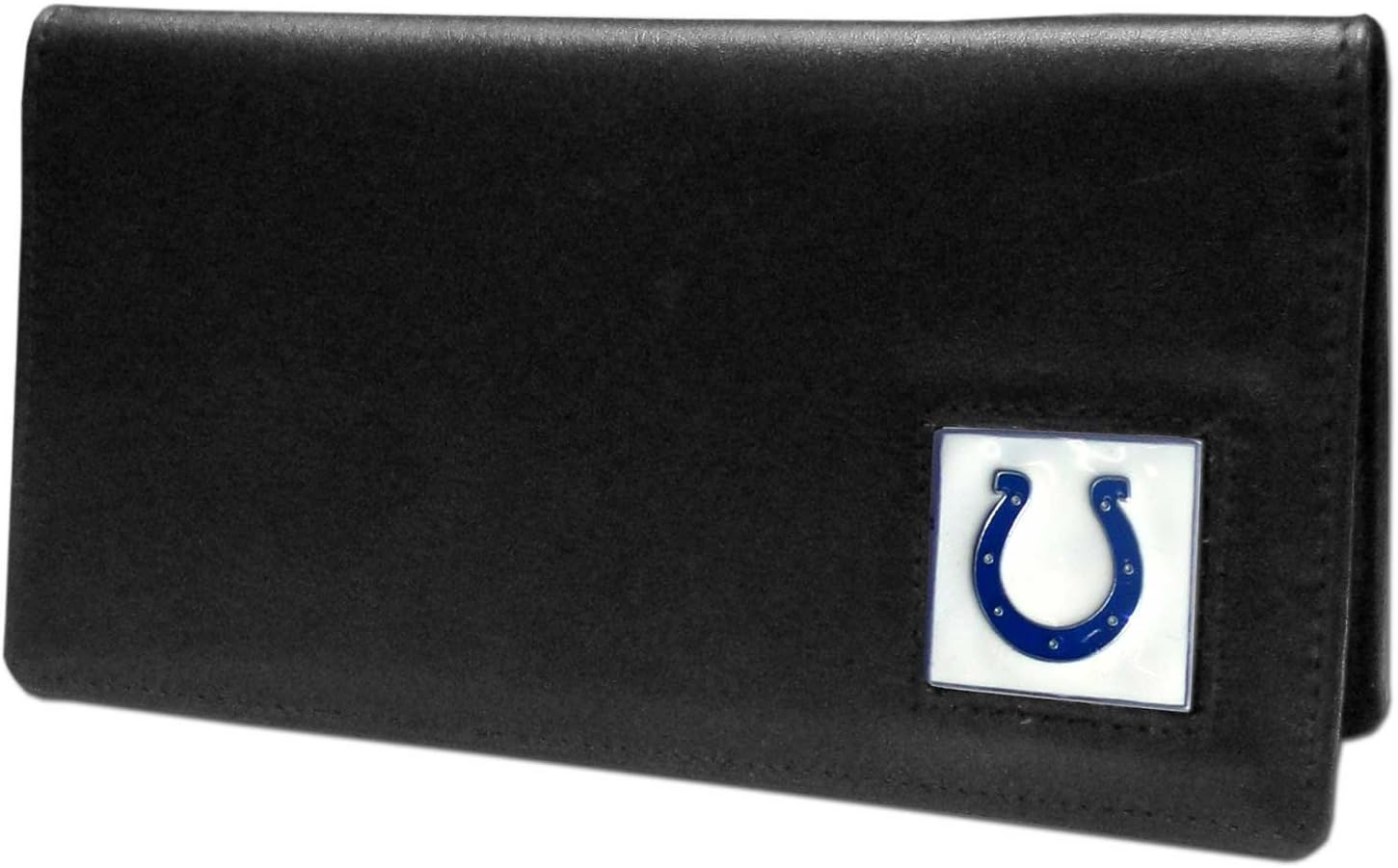 NFL Siskiyou Sports Fan Shop Indianapolis Colts Leather Checkbook Cover One Size Black
