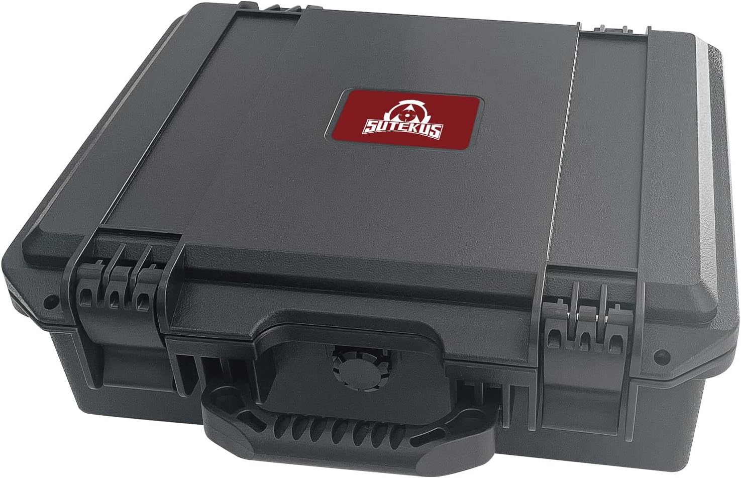 Sutekus Hard Pistol Case Handgun Case Waterproof Pistol Carrying Cases With Foam Gun Accessories