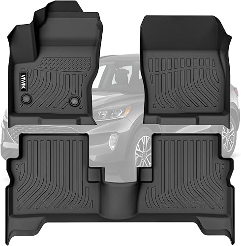 VIWIK Alfombrillas para Ford Escape 2019-2013, forros antideslizantes 3D, tapetes impermeables de elastómero termoplástico, protección para todo
