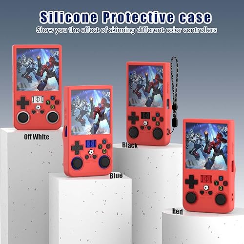 Miniatura 7 de FIOPAZ Funda protectora de silicona R36MAX para R36 MAX, piel suave para accesorios de consola de juegos retro R36 MAX, antiarañazos, lavable solo