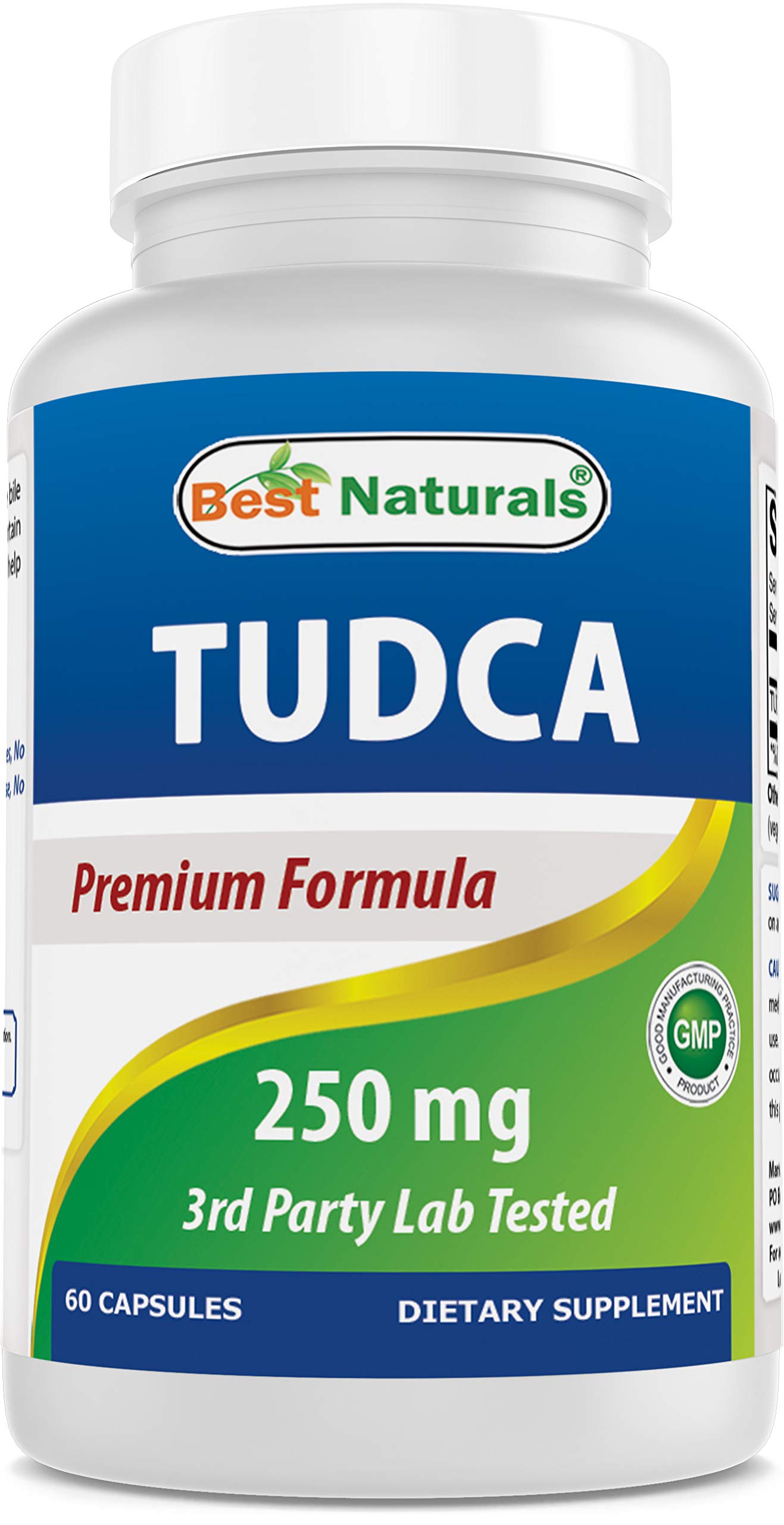 Best Naturals TUDCA 250mg (Tauroursodeoxycholic Acid) 60 Veg Capsules