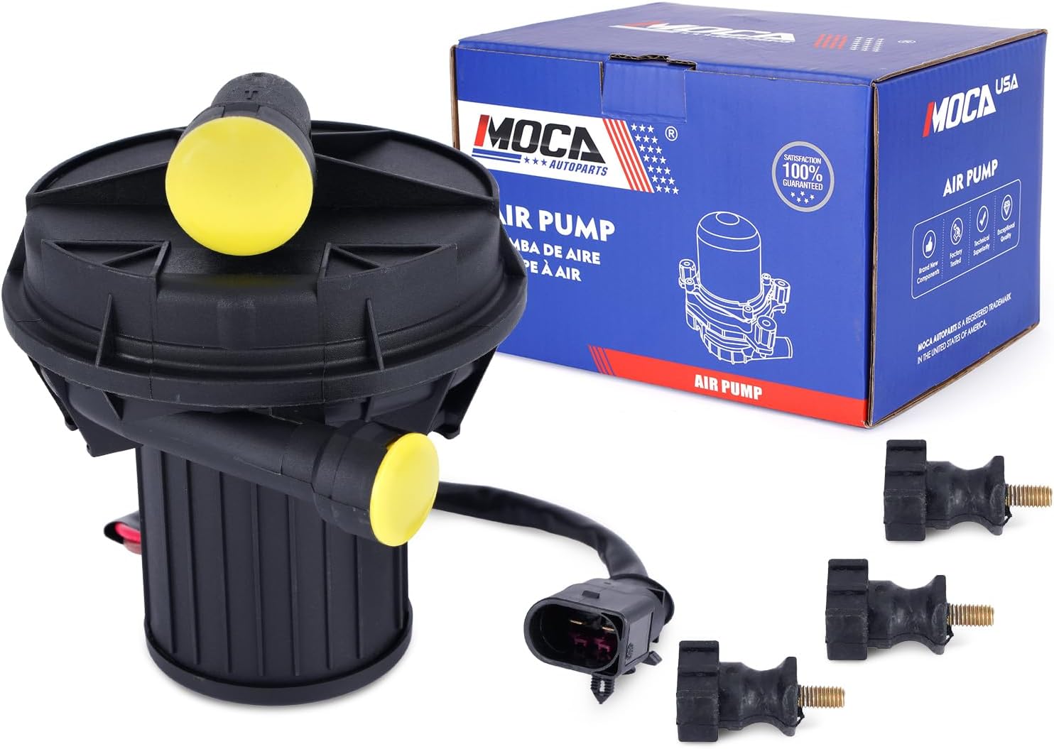 MOCA Secondary Air Injection Pump Fit 2012-2014 & 2016-2018 for Audi A6 Quattro 3.0L, 2012-2014 & 2016-2018 A7 Quattro 3.0L, 2013-2017 Q5 3.0L, 2017-2019 Q7 3.0L