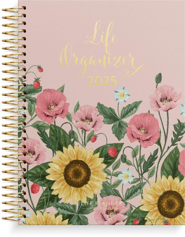 Burde Life Organizer Kalender 2025 rosa