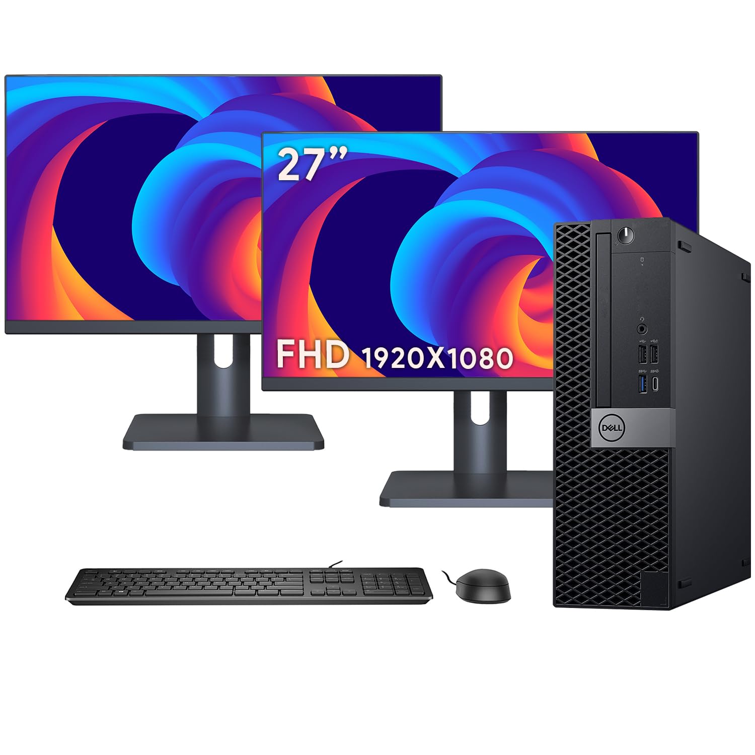 dell pc オプティプレックス Dell Optiplex Small Form Factor Desktop PC, Hexa Core i5