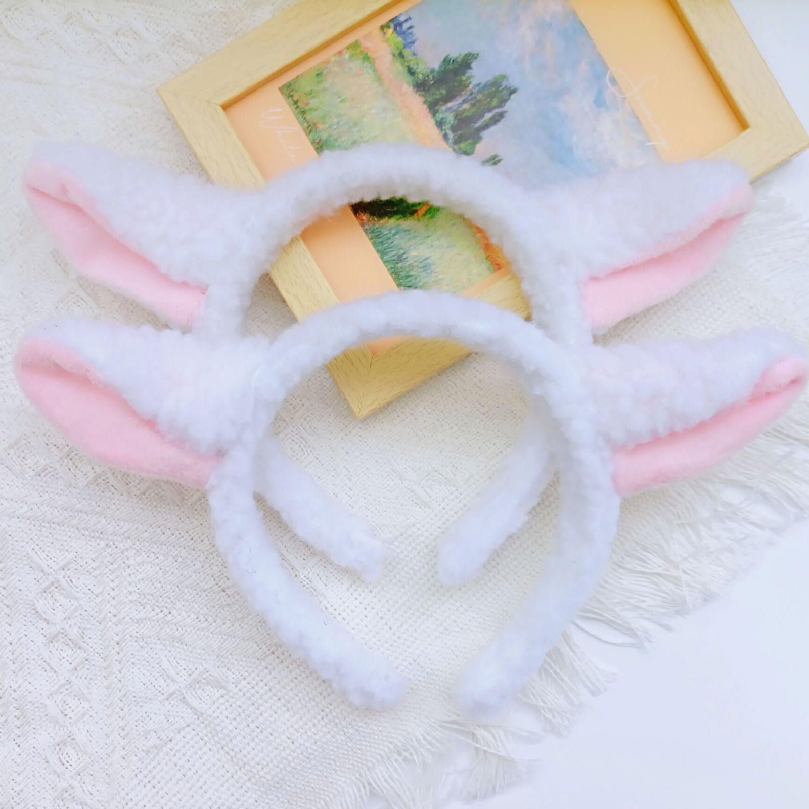 FUIPVGI 4 Pieces Animals Headband Animal Shaped Headband for Adults Sheep Animal Accessories Halloween Cosplay Costume Party Decoration for Adults Children (4 Pieces) - Image 3