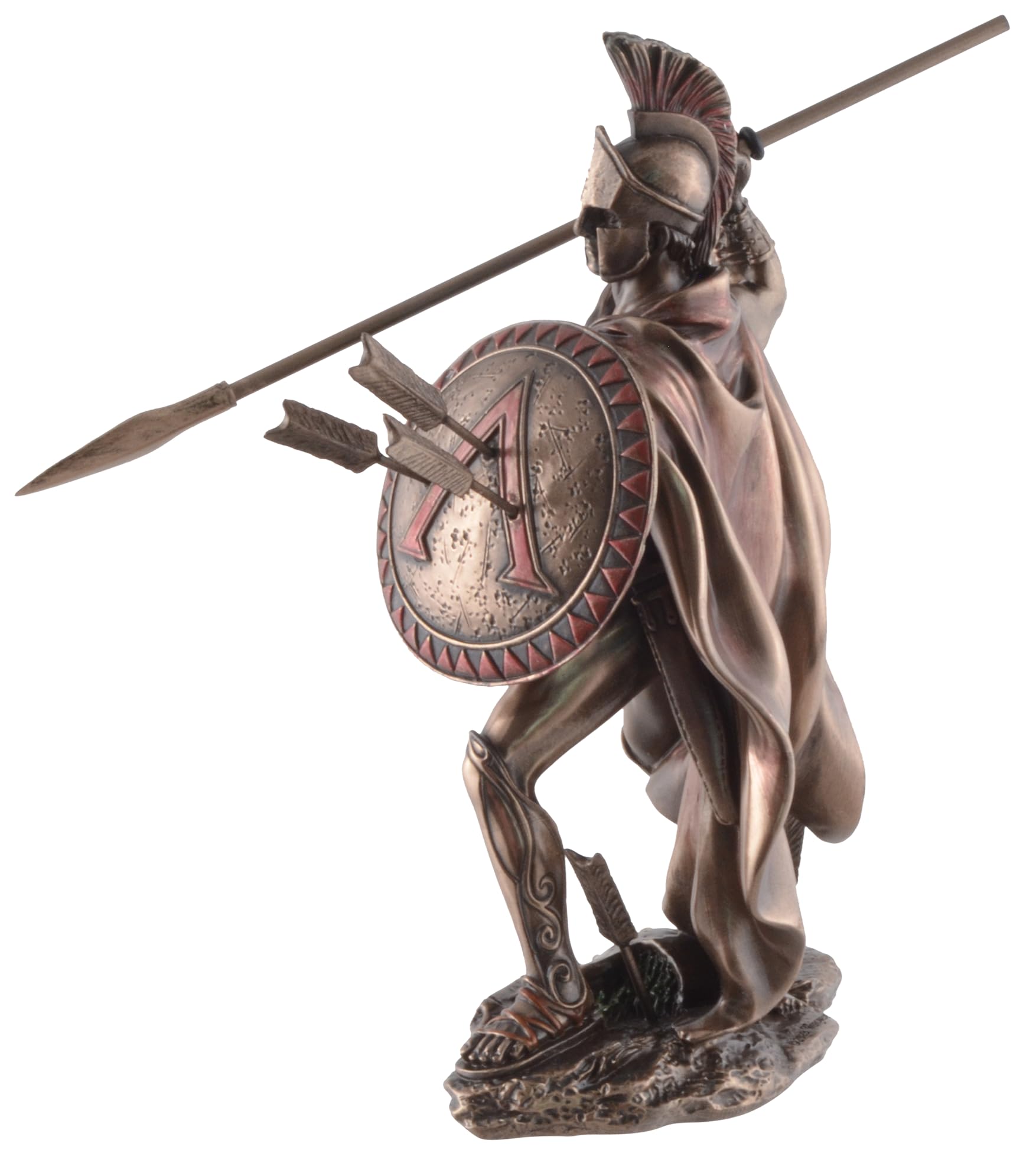 VOGLER Joh. Vogler GmbH Leonidas, König von Sparta, mit Speer und Schild, bronziert