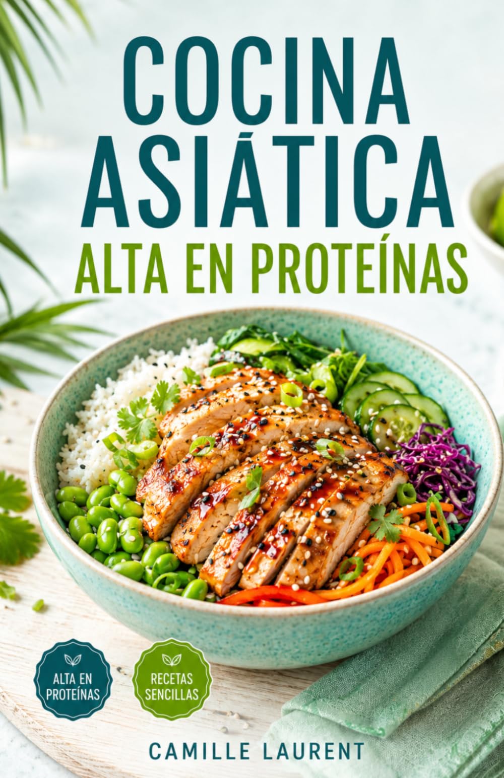 Cocina Asiática Alta en Proteínas: 60 recetas sencillas de boles, salteados y sopas para el día a día