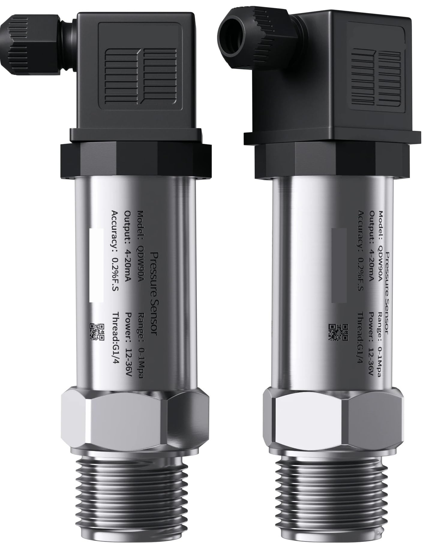 Sensore di pressione M12*1.5 4-20mA 0.1bar 0.5bar 40bar 60bar 600bar olio acqua gas 4-20mA(4-20mA output,0-5bar)