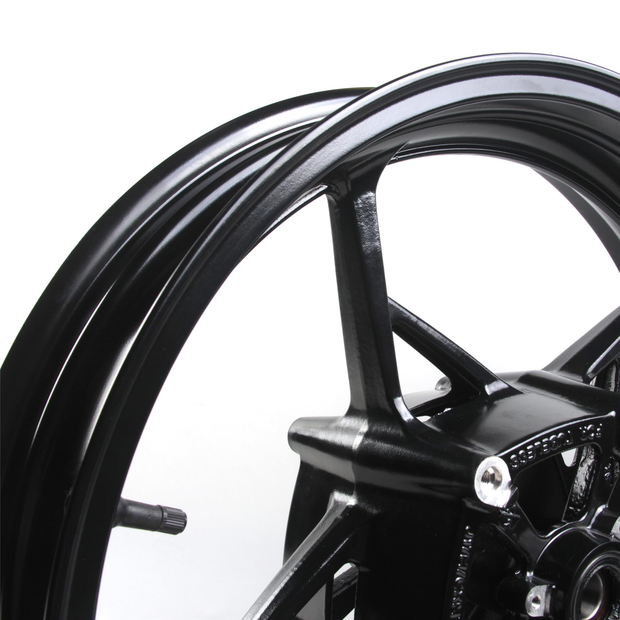 Amazon.co.jp: 光沢ブラックフロントホイールリムカワサキ Z650