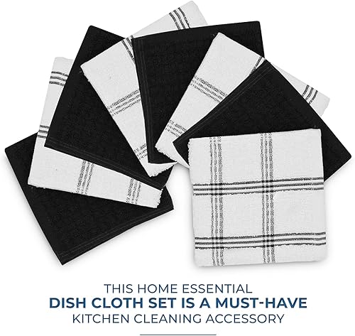 Miniatura 2 de DAN RIVER Paños de cocina  Toallas de cocina 100% algodón  Toallas de cocina para cocina  Toallas de secado de platos  Ropa de cocina para lavar los