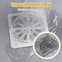 Vista 3 de Pegatinas desechables para drenaje de pelo, 2025 pegatinas desechables mejoradas para filtro de drenaje de piso, protector para drenaje de baño