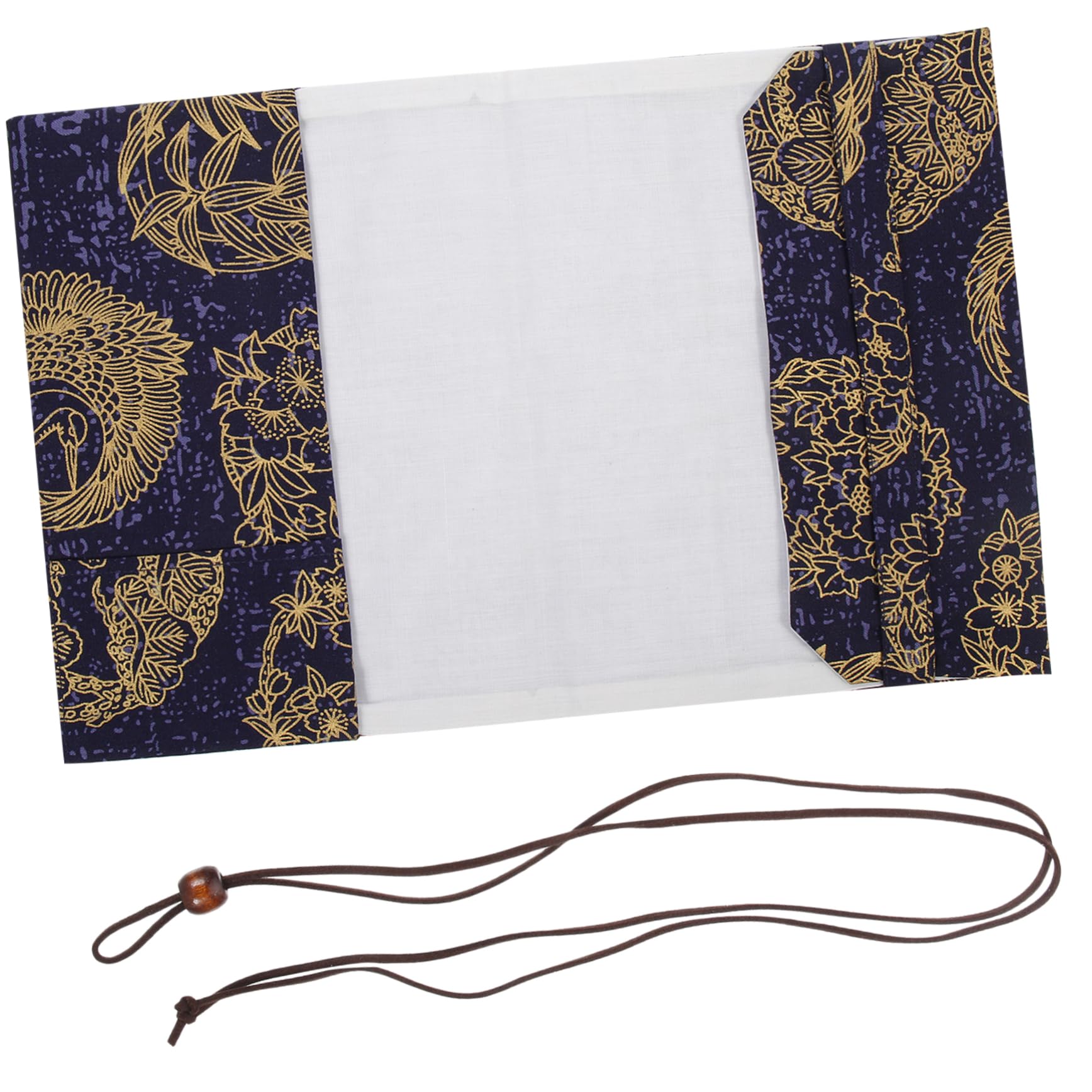 Lurrose 3 Pièces couverture de livre pochette de protection pochette de livre book sleeve bookcase décor rétro décor vintage Protège livre pour étudiant protège-livre ornemental en tissu