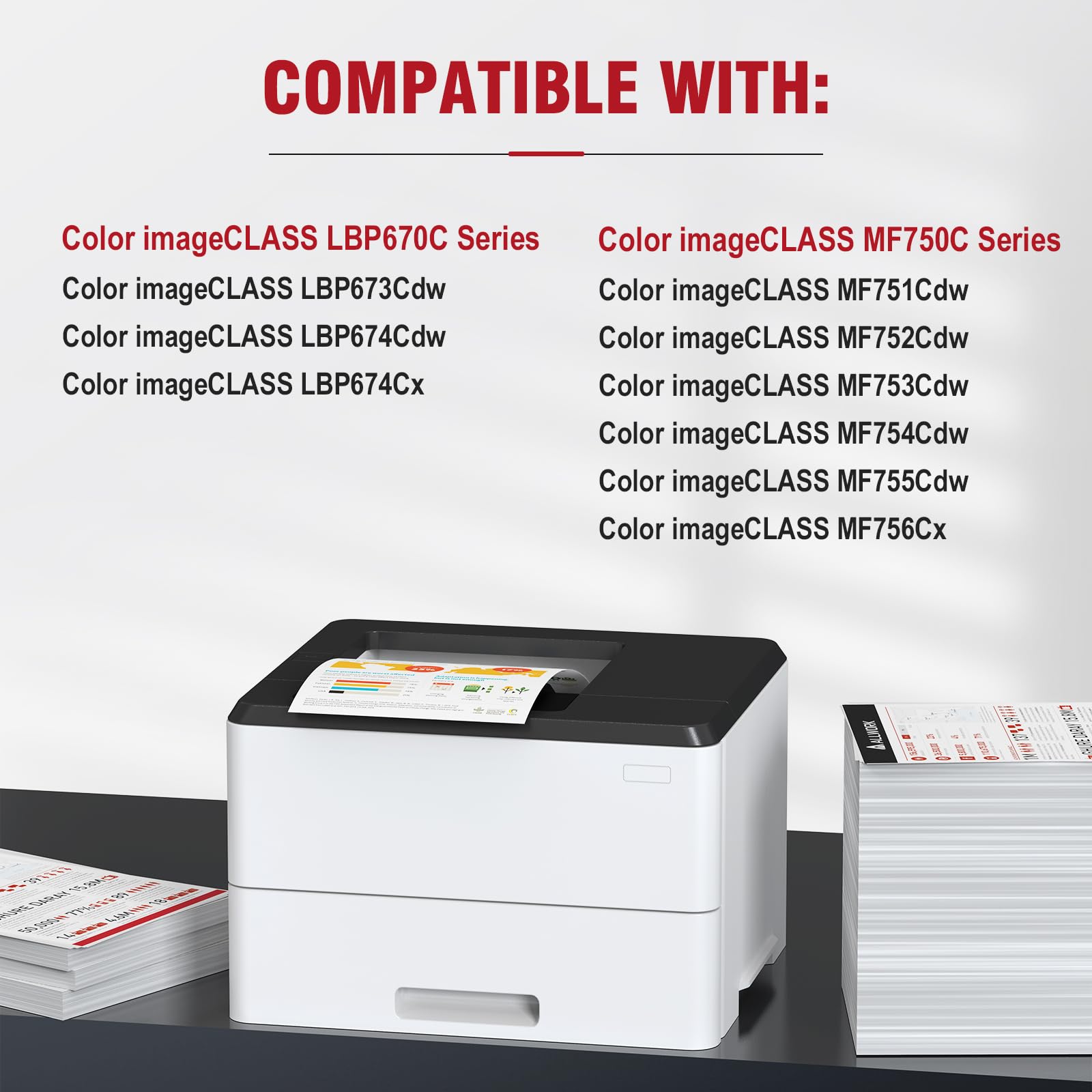 Amazon.com: 069 Toner Cartridge 4 Pack (with Chip