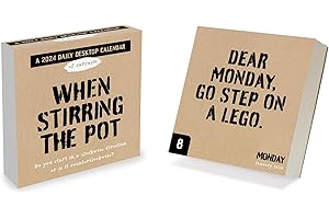 TF Publishing 2024 Anti-Affirmations/Daily Sarcasm Daily Desk Calendar