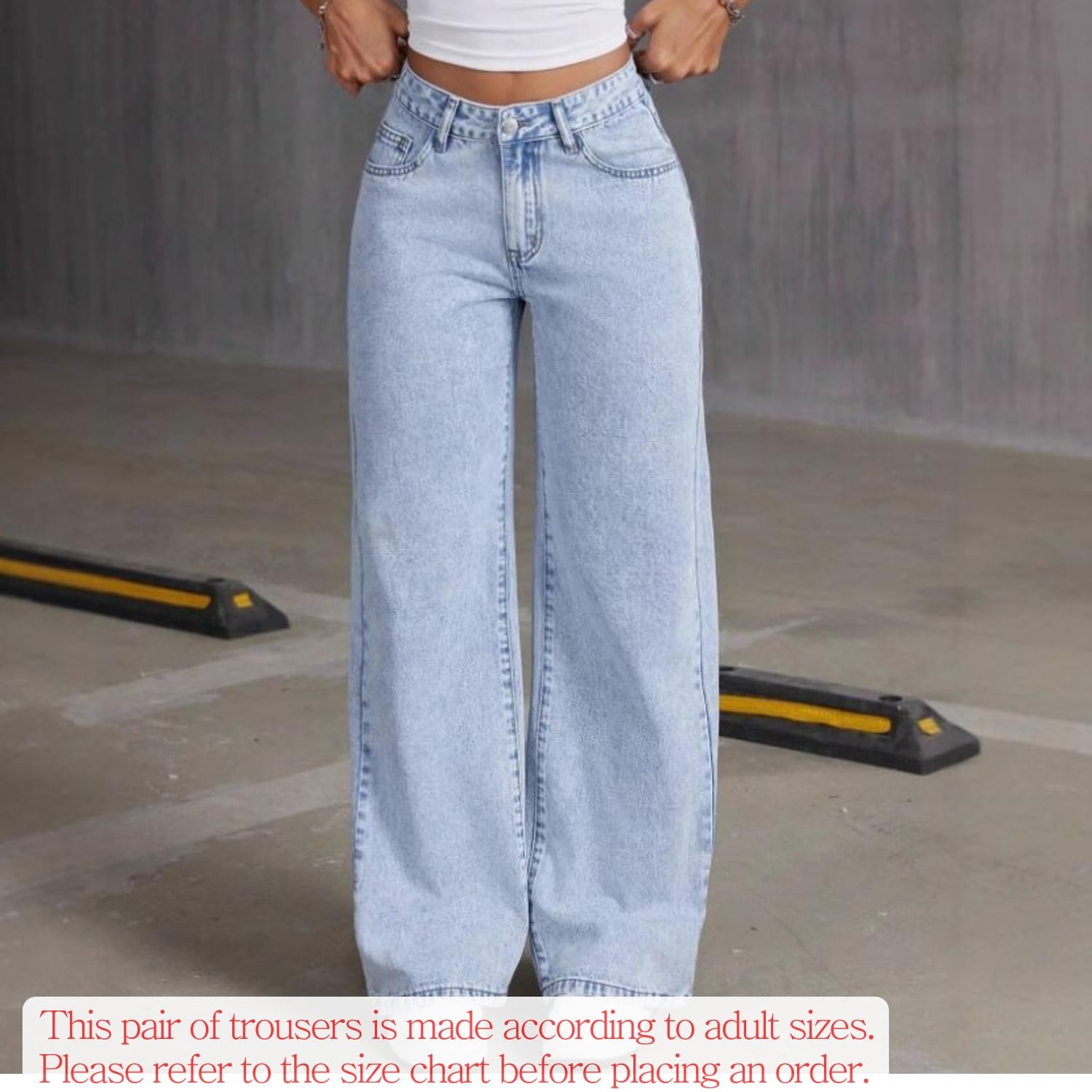 Baggy-Jeans für Damen, Teenager, Mädchen, Schleife, süße Denim-Jeans, hohe Taille, gerades Bein, Hose, ästhetische Szene