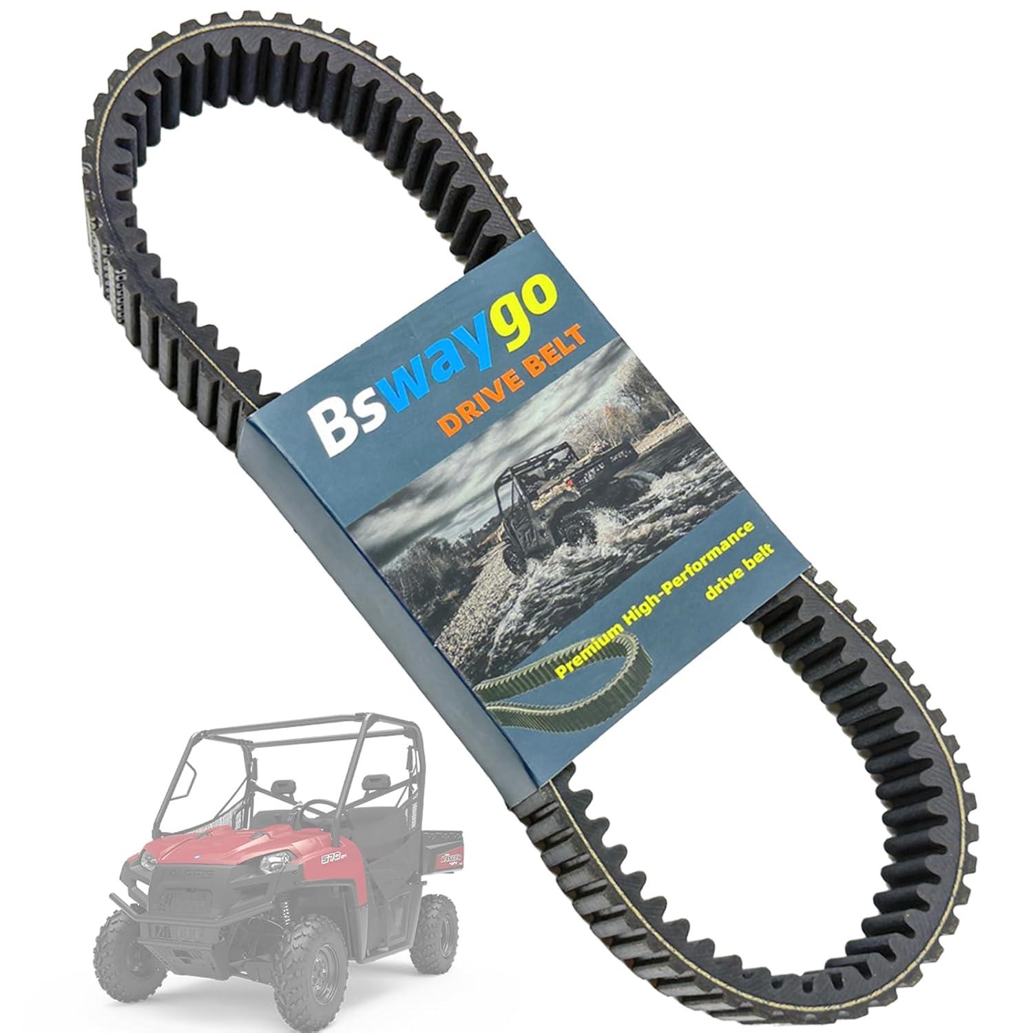 CVT Drive Belt Heavy Duty Aramid Drive Belt Compatible with Polaris Ranger 570/ XP 900, ACE 570/900 SP Heat Resistant Belt Replacement for 3211149