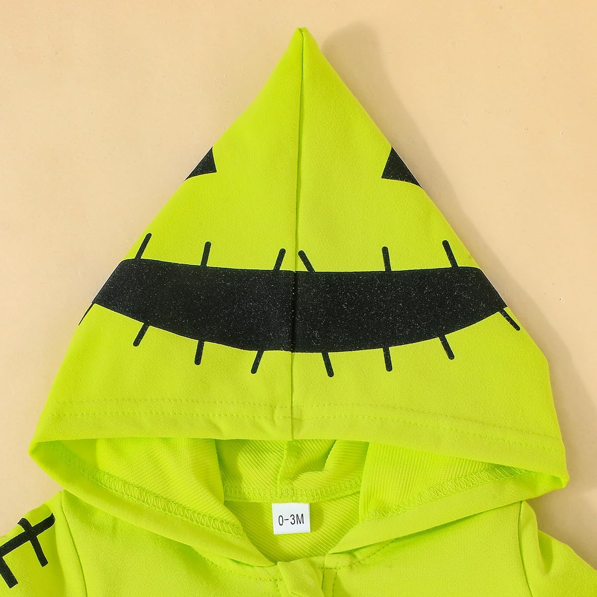 Newborn Halloween Costume Cute Baby Boy Girl Onesie Long Sleeve Hooded Jumpsuit Romper Fall Outfit - Image 3